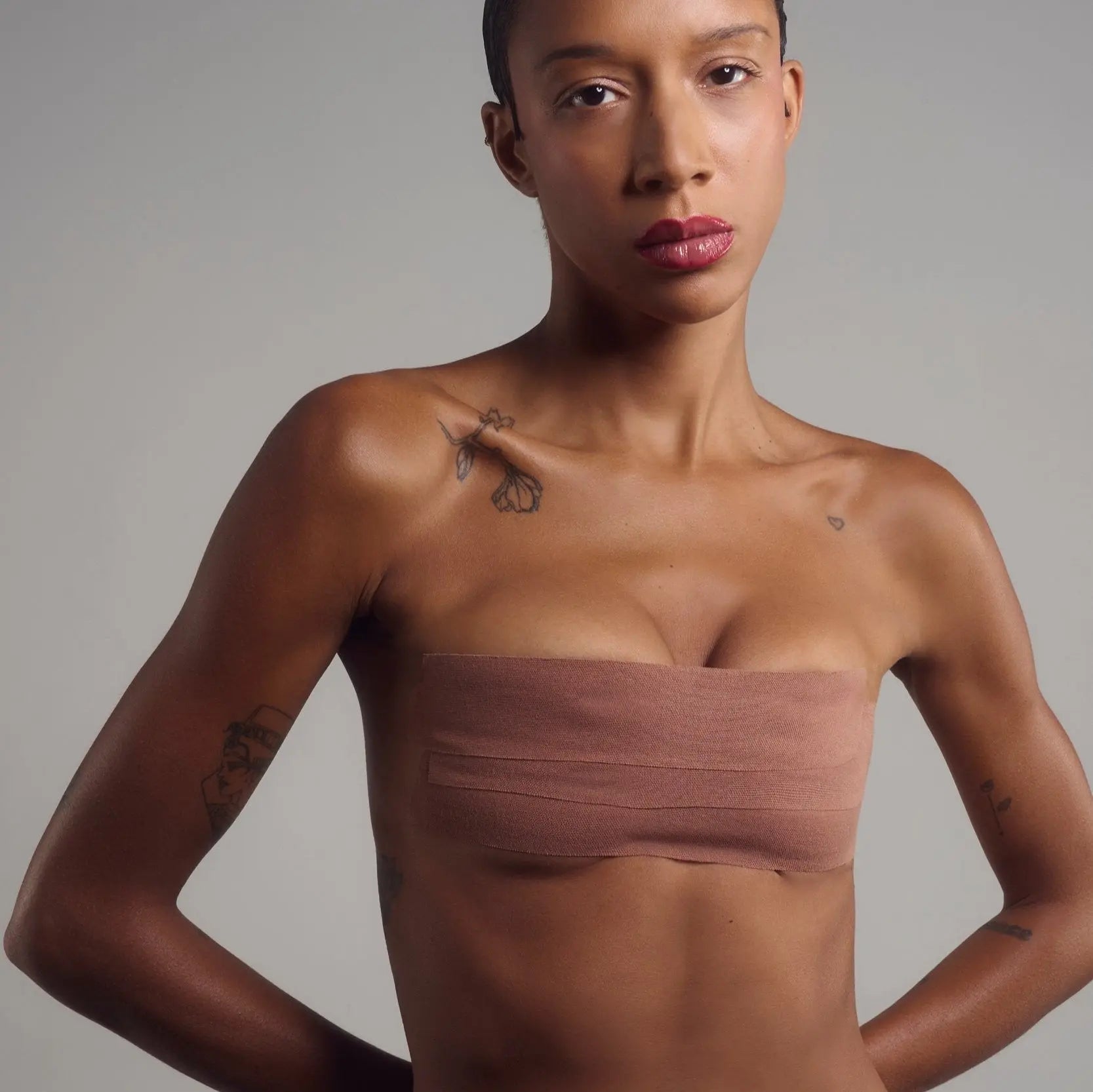 Skin tone Holdies breast lift tape