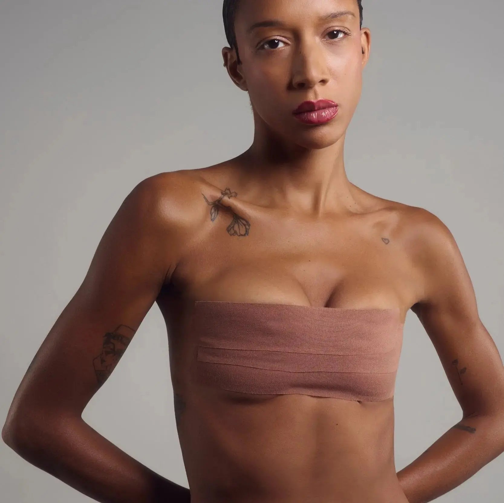 Skin tone Holdies breast lift tape