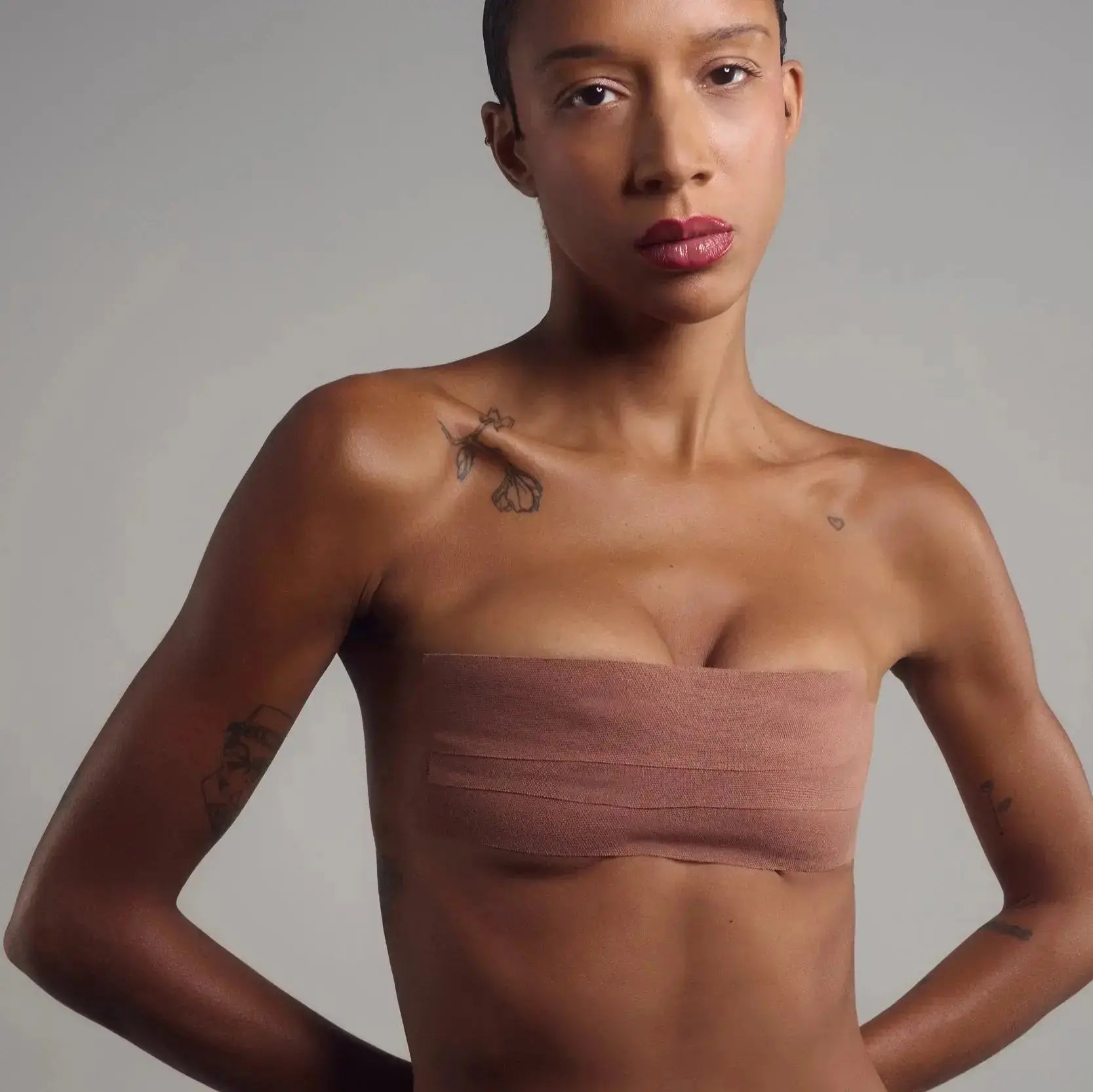 Skin tone Holdies breast lift tape