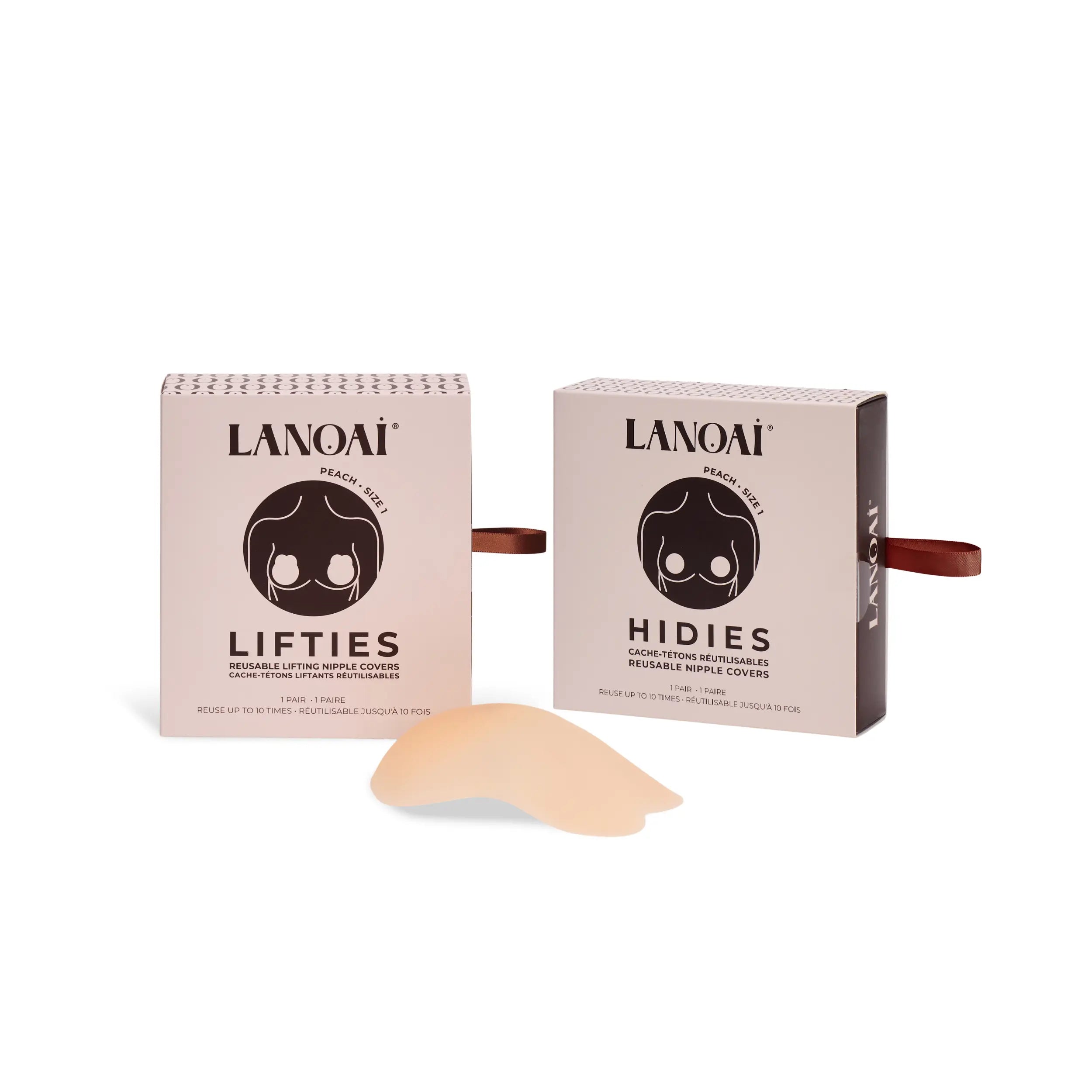 Lifties Duo — Cache-Tétons Liftants en Silicone | Lot de 2