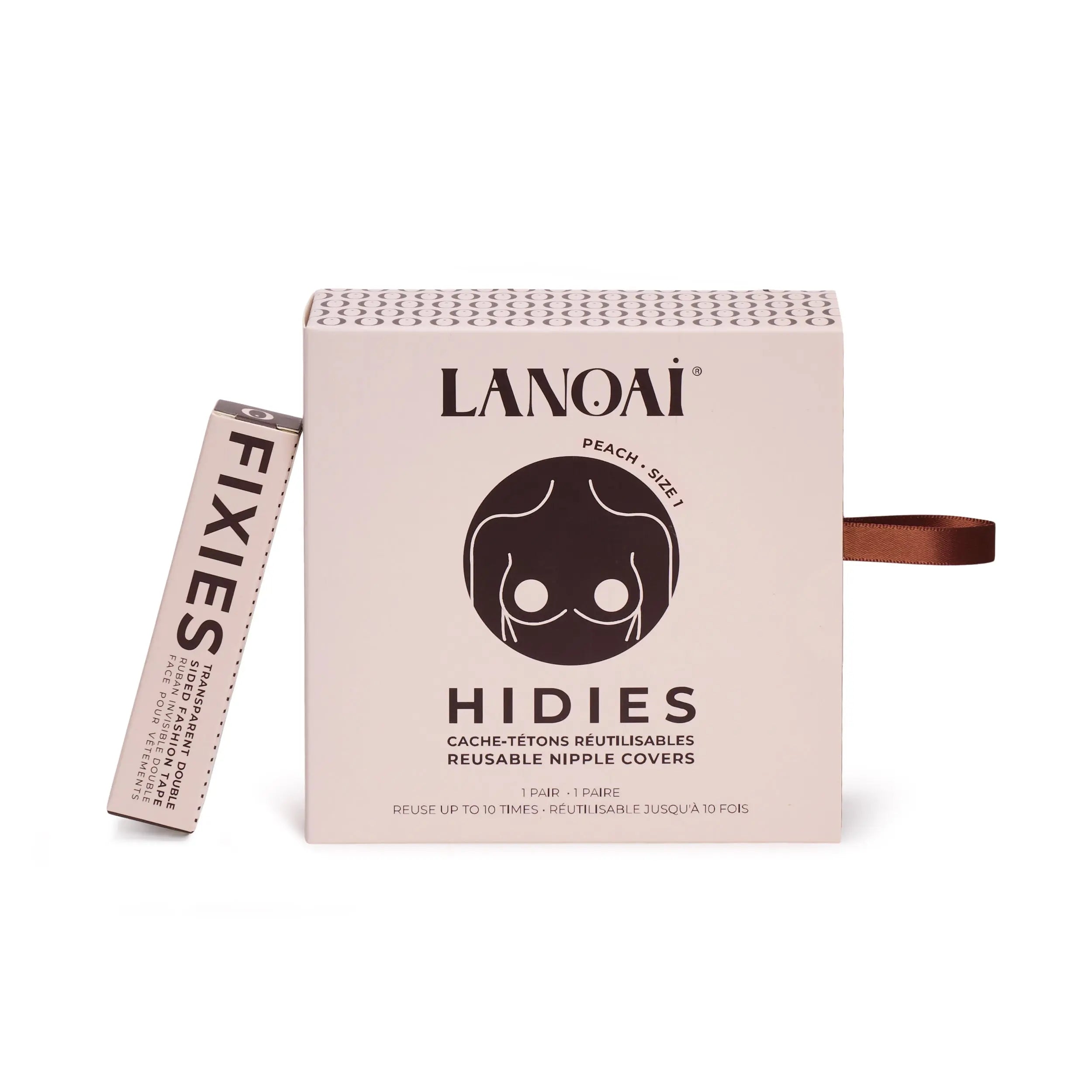 Secret Set nude Size 1 nipple covers bundle with reusable silicone nipple covers and fashion tape